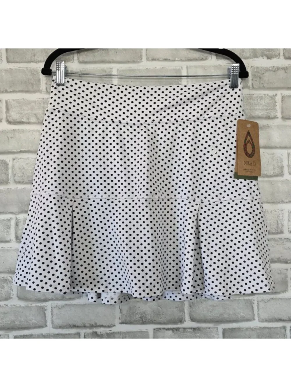Dona Jo Polka Dot Athletic Skort NWT 3 Performance Golf Tennis Sport Pickleball - Picture 9 of 9